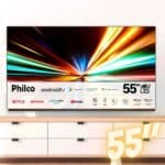 Smart TV 4K UHD Philco 55 Polegadas Android TV PTV55G20AGS Bivolt