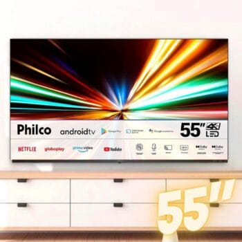 Smart TV 4K UHD Philco 55 Polegadas Android TV PTV55G20AGS Bivolt