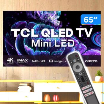 TCL C835 - Smart TV QLED 65" 4K UHD, Google TV, Wifi, Bluetooth, Mini LED