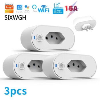 Tomada Inteligente Wifi SIXWGH (Com Monitor de Energia)