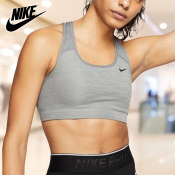 Top Nike Swoosh Cinza