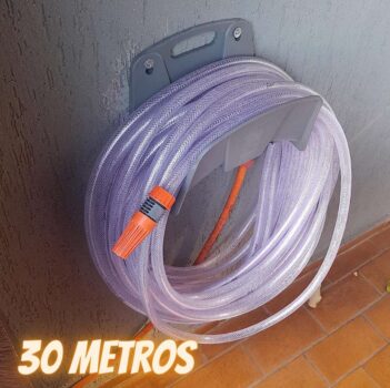 Tramontina Mangueira Flex Para Jardim, 30 M, Com Engates Rosqueados E Esguicho