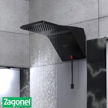 ZAGONEL DUCHA DUCALI BLACK ELETRONICA 5.500W 127V