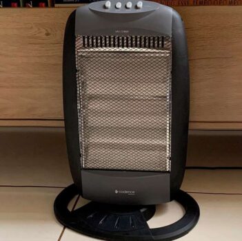 Aquecedor Eletrico Cadence Halogeno Mercury 1200w 20m² Cinza 220v Aqc305