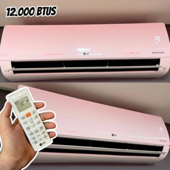 Ar Condicionado Split Hi Wall LG Dual Inverter Compact 12.000 Btus Frio 220v R-32