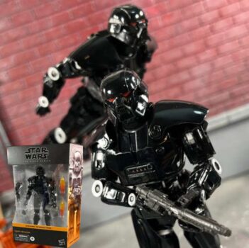 Boneco Star Wars The Black Series The Mandalorian, Figura 15 cm - Dark Trooper - F4066 - Hasbro