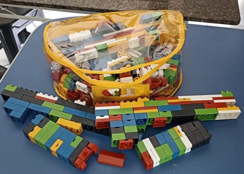 Brinquedo Blocos De Montar Infantil Educativo 500 Peças