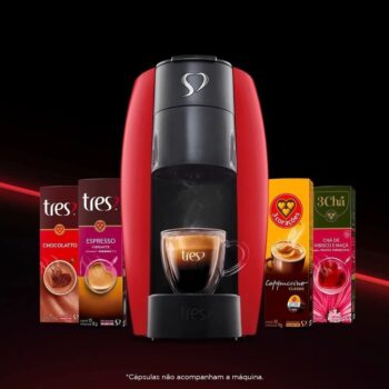Cafeteira Espresso Tres Lov Vermelha