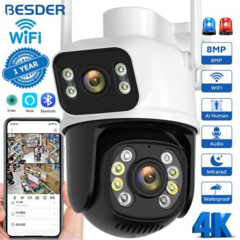 Câmera Segurança WiFi BESDER 4MP