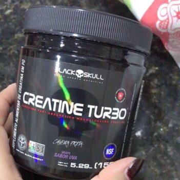 CAVEIRA PRETA CREATINE TURBO - 150G CREATINE TURBO UVA 150G