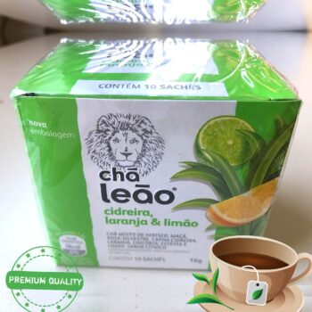 Chá Leão Premium - Cidreira, Laranja e Limão 10 Sachês