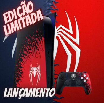 Console Sony Playstation 5 825GB Marvels - Spider-Man 2 Limited Edition Lançamento Pré-Venda