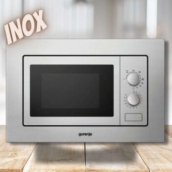 Forno de Micro-ondas de Embutir Gorenje BM201E2X 20L 220V – Inox