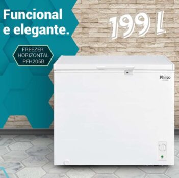 Freezer Horizontal Philco 199 Litros Dupla Ação PFH205B 127V