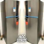 Geladeira Brastemp Frost Free Duplex 400 litros cor Inox com Freeze Control - BRM54JK