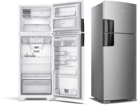 Geladeira Consul CRM56HKBNA Frost Free Duplex 450L Inox