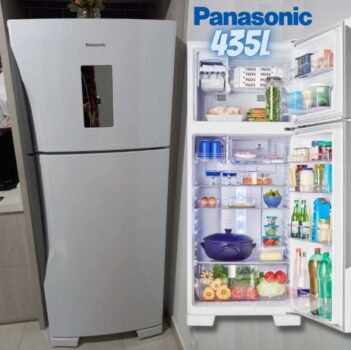 Geladeira Panasonic Frost Free 435L Branco NR-BT50BD3WB 220v