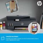 Impressora Multifuncional Hp Smart Tank 532 Tanque de Tinta Wi-Fi Scanner Funções: Imprimir, Copiar, Digitalizar. ‎Cor: Cinza/Preto (5hx16a#696)