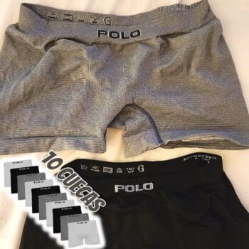 Kit 10 Cuecas Polo Boxer Microfibra Sortido - POLO STAR
