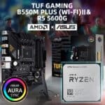 Kit AMD Ryzen 5 5600G + Asus B550M TUF PLUS WiFi