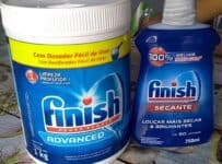 Kit Detergente em Pó para Lava-Louças Finish - 1kg + Secante para Lava-louças 250ml