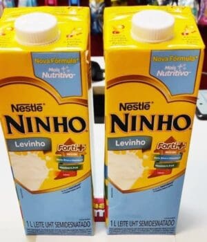 Kit Leite Semidesnatado UHT Ninho Levinho 1L - 12 Unidades