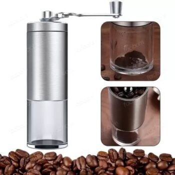Moedor de Café Manual em Inox e Cerâmica Portátil Moe Grãos