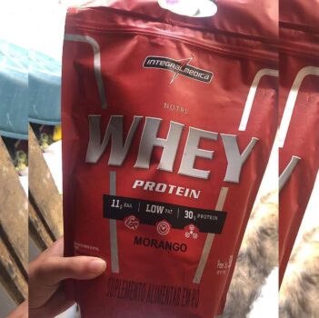 Nutri Whey Protein Morango - Pouch 907g