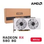 Placa de Vídeo Elsa RX 580 8GB, White