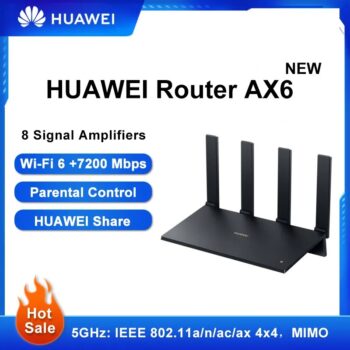 Roteador HUAWEI AX6 Wi-Fi6 +7200 Mbps