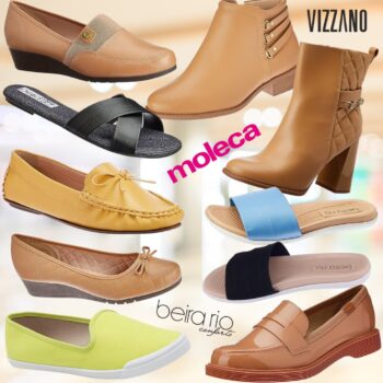 Saldão em Mules, sapatilhas e mocassins