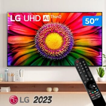 Smart LG 50 50UR871C0SA.AWZ 4K UHD Alexa e Google Built-in com Controle Remoto Smart Magic