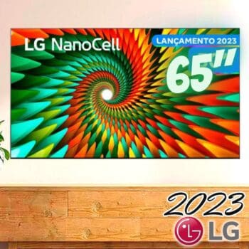 Smart TV 65" 4K LG NanoCell 65NANO77SRA Bluetooth, ThinQ AI, Alexa, Google Assistente, Airplay, 3 HDMIs