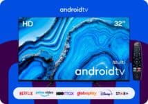 Smart TV DLED 32'' HD Multi Android, 3 HDMI 2 USB - TL042M