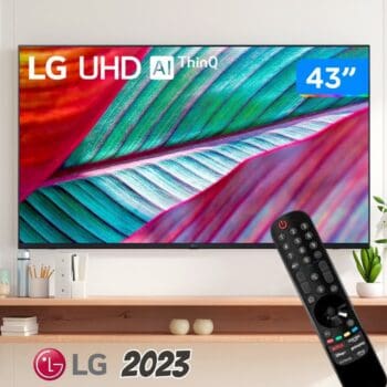 Smart TV LG 43" LED 4K 43UR781C ThinQ AI Comando de Voz