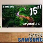 Smart TV Samsung 75" UHD 4K Processador Crystal UN75CU8000GXZD