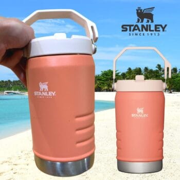 Stanley Jarro de água de aço inoxidável IceFlow com palha, garrafa de água isolada a vácuo para casa e escritório, copo reutilizável com aba à prova de vazamento de canudo