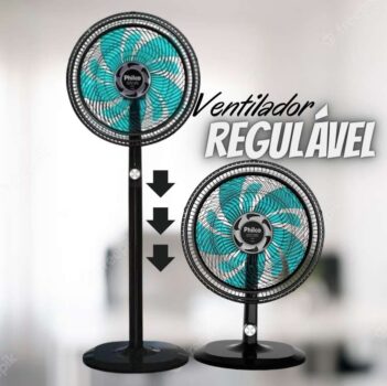 Ventilador Philco 10 Pás Turbo 2 em 1 PVC491PA 220V