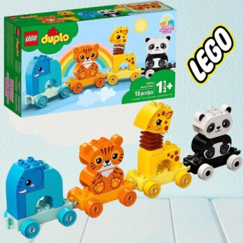 10955 LEGO DUPLO O Meu Primeiro Trem de Animais; Brinquedo de Construção (15 peças)