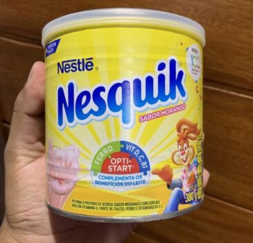 Achocolatado em Pó Nescau Nesquik Morango - Lata 380g