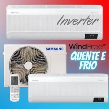 Ar Condicionado Sem Vento Samsung WindFree Quente e Frio 9.000 btus 220V