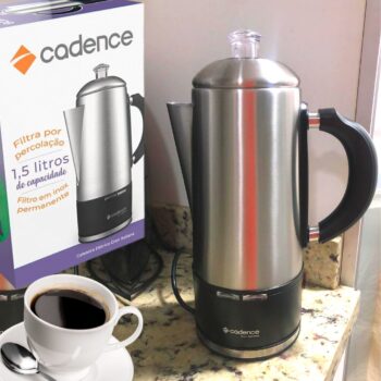 Cafeteira Italiana Elétrica Cadence Gran, Inox 1,5L, 110V, CAF120