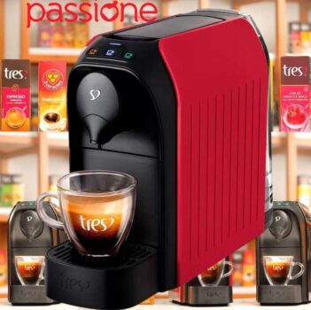 Cafeteira Tres Corações Passione Automática Vermelho 110V