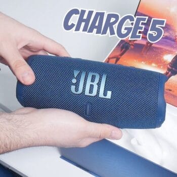 Caixa de Som JBL Charge 5, 30W RMS, Bluetooth, USB-C, Resistente à Água, Azul