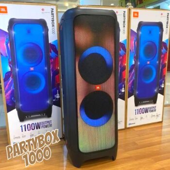 Caixa de Som Torre JBL PartyBox 1000, 1100W RMS, LED, Bluetooth - JBLPARTYBOX1000BR