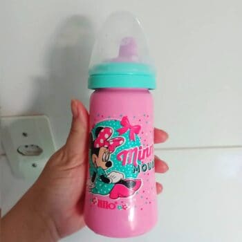Copo Colors Disney com Bico em TPE - Lillo, Rosa