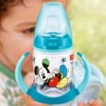 Copo de Treinamento First Choice Mickey Mouse by Romero Britto, NUK, azul, 150 ml