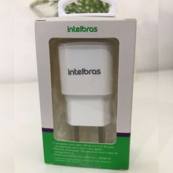 Fonte Carregador USB EC 1 Fast Branco Intelbras