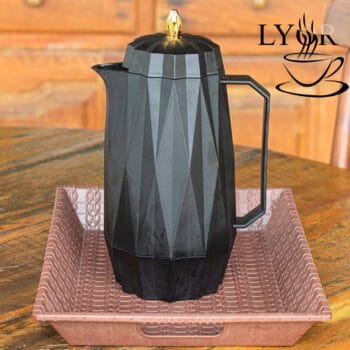 Garrafa Térmica de Plástico Diamond Cinza 1L - Lyor