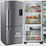 Geladeira Brastemp Frost Free Inverse 588 litros cor Inox com Smart Bar BRE85AK • 110V